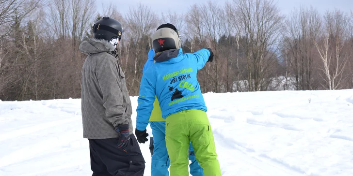 Motoskijöring: adrenalinová jízda na lyžích tažených čtyřkolkou