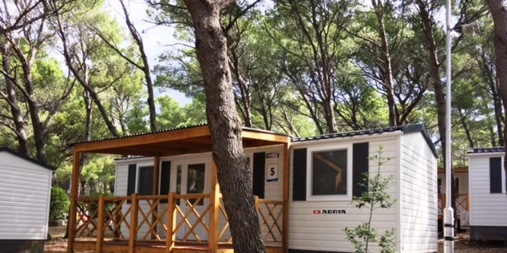 Týdenní dovolená v mobilhomech v kempu Baško Polje v Chorvatsku