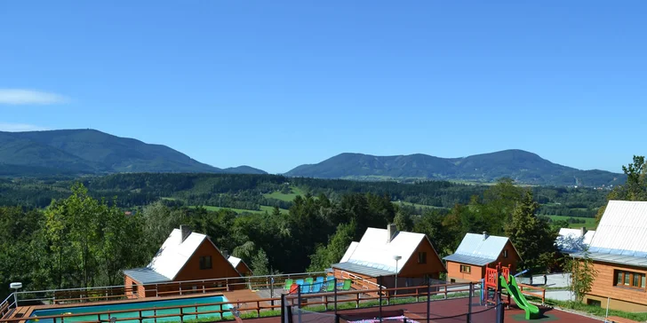 Apartmán v Beskydech pro 4 osoby: farmářská polopenze, bazén, sauna i sport
