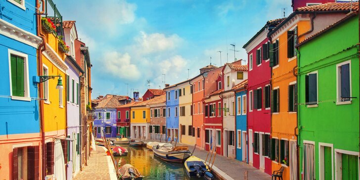 Víkendový zájezd do Benátek s návštěvou ostrovů Burano a Murano