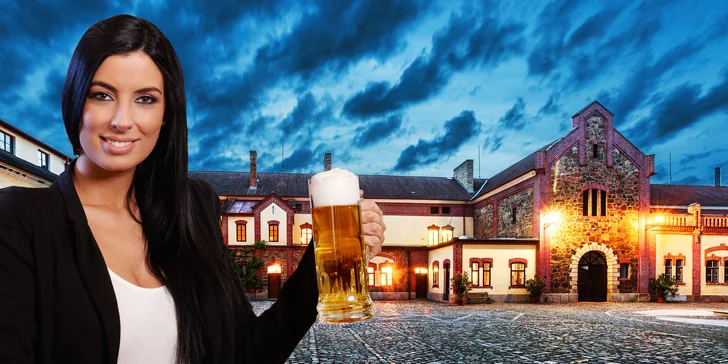 Rozšířená degustace v pivovaru Regent Třeboň vč. prohlídky pro 4 osoby