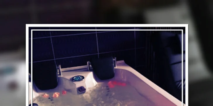 Privátní wellness pro 2: whirlpool a infrasauna s kolorterapií a případně sekt