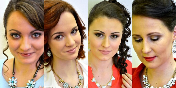 Víkendová proměna vizáže - make-up, styling vlasů, doplňků a foto