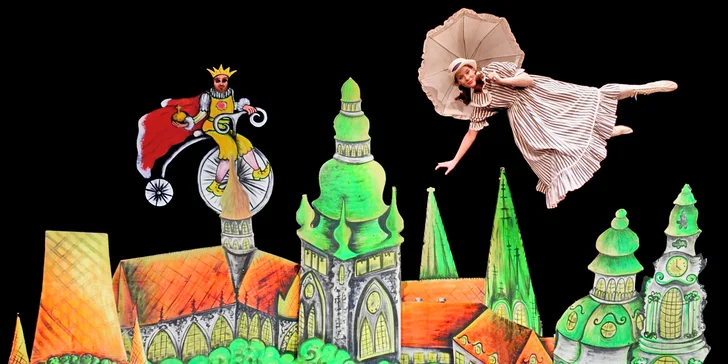 Fascinující černé divadlo: hra na motivy Alenky v říši divů pro malé i velké