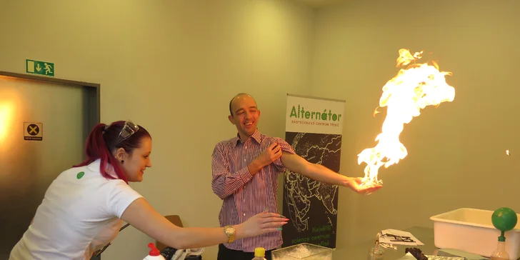 Rodinné vstupy do Alternátoru – jediného science centra na Vysočině