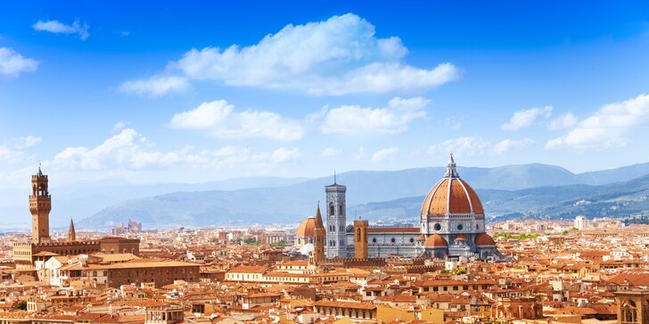 Perly Itálie: Řím, Florencie, Verona, Benátky s ubytováním na 3 noci a koupáním