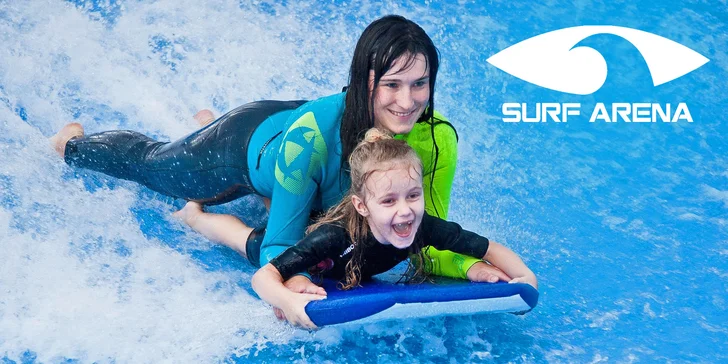 30 minut bodyboardingu na simulátoru pro 2 osoby: vybavení i videozáznam