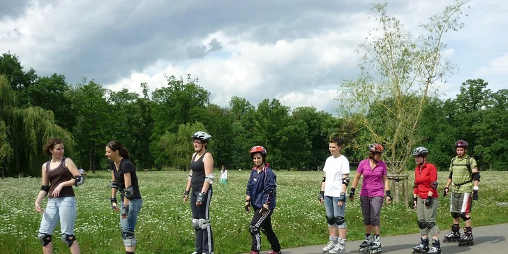 Hodinová individuální výuka inline bruslení
