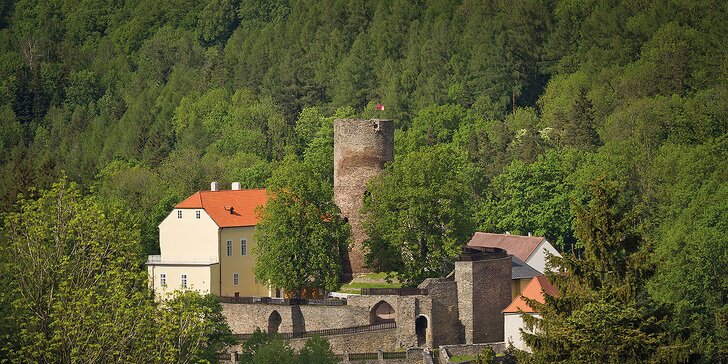 Dobrodružství v komnatách hradu Svojanov vč. prohlídky + 2 děti do 12 let v ceně