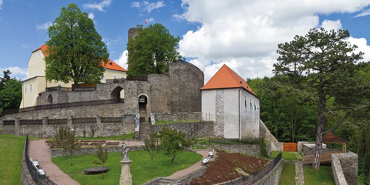 Dobrodružný pobyt na hradě Svojanov vč. prohlídky, 2 děti do 5,9 let zdarma