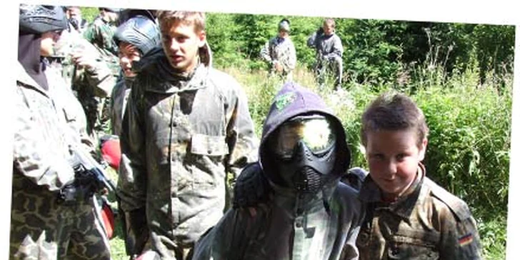10denní paintballový letní tábor pro mládež 11 - 19 let