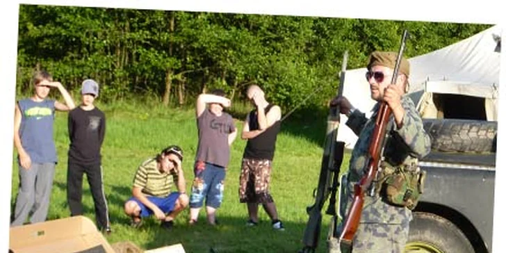 10denní paintballový letní tábor pro mládež 11 - 19 let