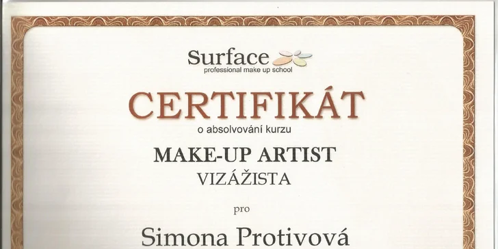 2hodinový kurz líčení pro začátečníky a mírně pokročilé