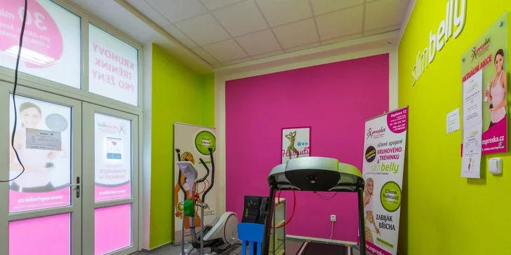Měsíc neomezeného cvičení v dámském fitku: kruháč a zápisné do všech poboček