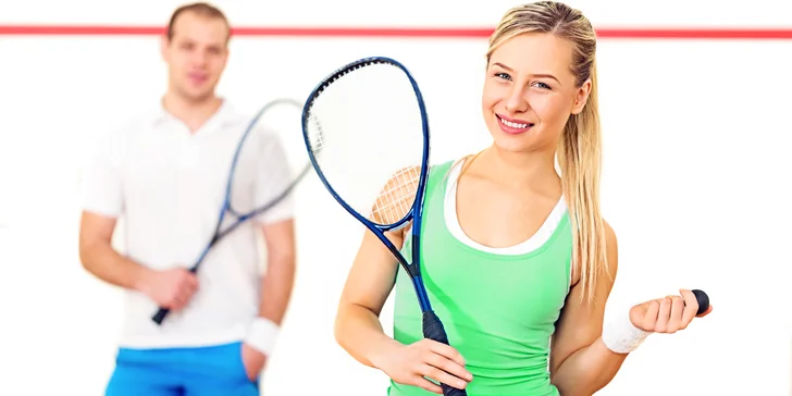 Přijďte se rozhýbat - Hodina squashe či badmintonu pro dvě osoby