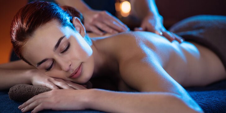 Relaxace při masáži zad, krční páteře a hlavy: 60 minut odpočinku