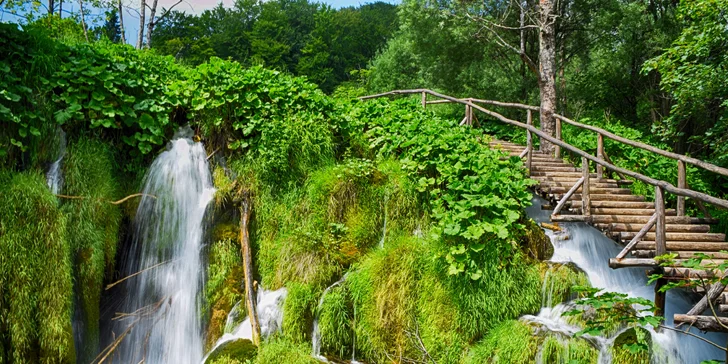 V parku jsou kilometry turistických tras a do vzdálenějších míst jezdí vláček.