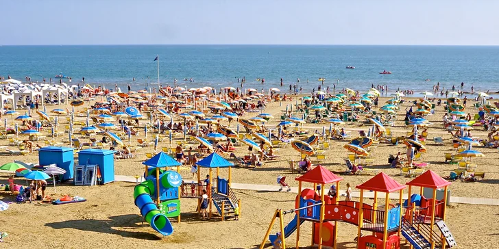 Dovolená v italském Bibione: apartmán pro 4 osoby jen 100 m od písčité pláže