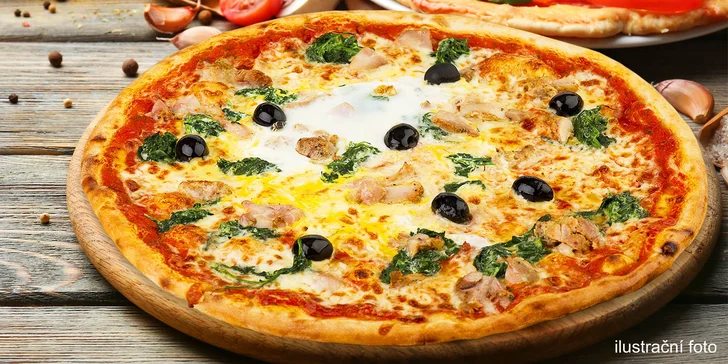 2x pizza dle vlastního výběru v hotelu Dukla