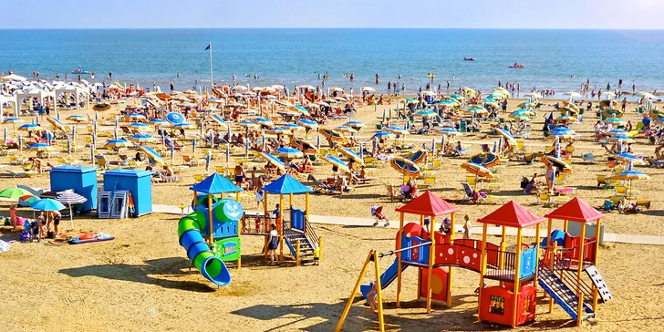 Dovolená v italském Bibione: apartmán pro 4 osoby jen 100 m od písčité pláže