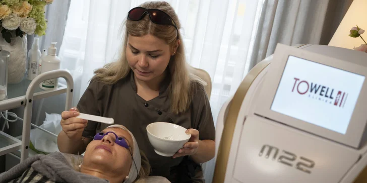 Průběh ošetření IPL pomocí špičkového přístroje Lumenis M22 IPL