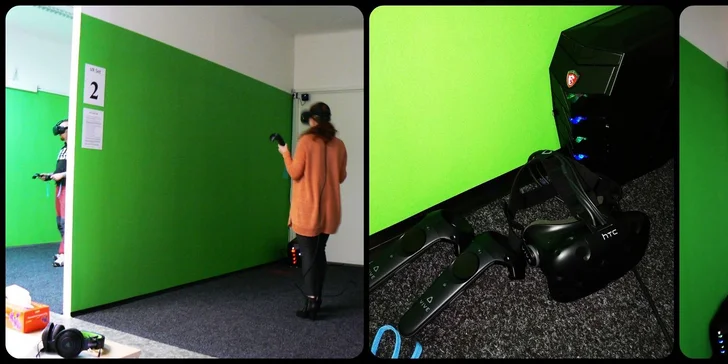 Skvělá zábava pro celou partu: 1 či 2 hodiny virtuální reality až pro 4 kamarády