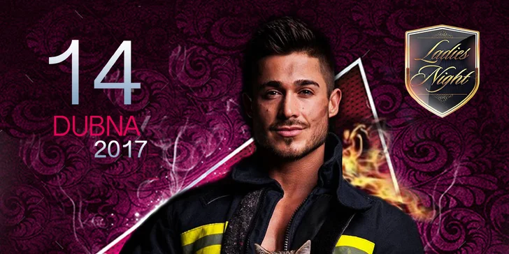 Vstupenka na Ladies night - Striptýzové vystoupení Dream men show