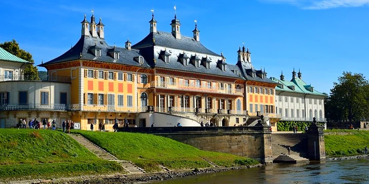 Výlet do malebného saského města Pirna, na pevnost Königstein a zámek Pillnitz