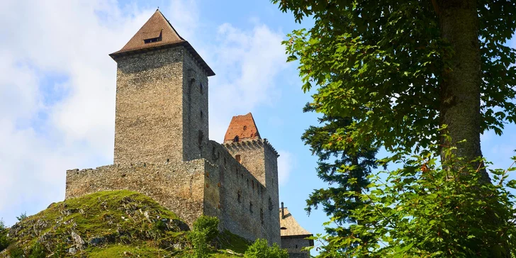 3-4denní šumavská pohoda s polopenzí, masáží a vstupenkami na hrad Kašperk
