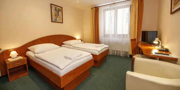 Zabydlíte se v hotelu Palace Plzeň asi 15 min. chůze od náměstí Republiky.  