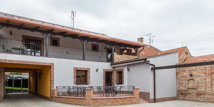 Apartmány se snídaní pro rodinu či partu: výlety, možnost degustace vín