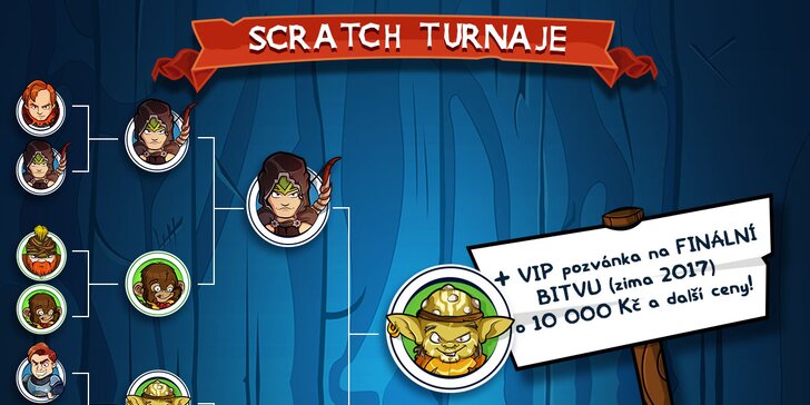 Přijďte si zahrát a vyhrát: Stírací sběratelská karetní hra Scratch Wars