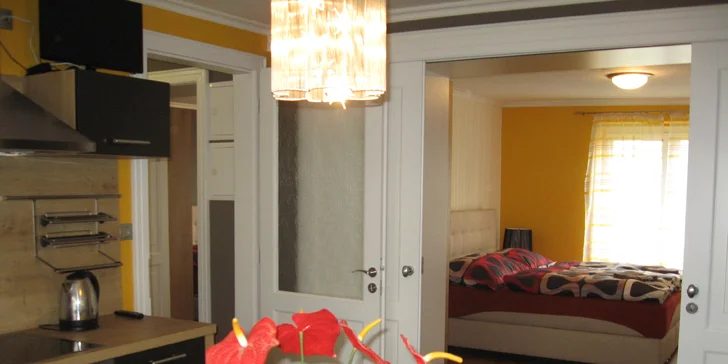 Plně vybavený apartmán kousek od centra Českého Krumlova až pro 4 osoby