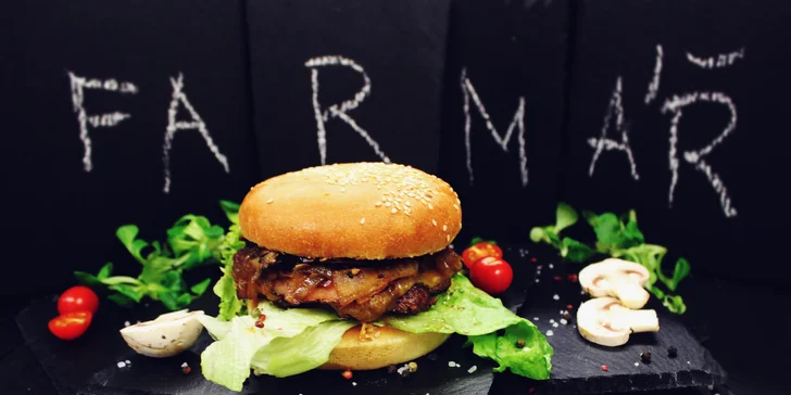 Burger, jak má být: s masem od řezníka či vege, hranolky a aztéckým dresinkem