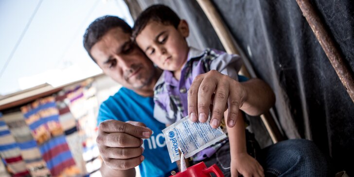 Pomozte s UNICEF syrským dětem, kterým vzala válka domov, vodu i jídlo