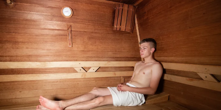 V rámci balíčku máte v ceně neomezený vstup do wellness.