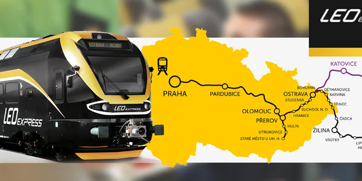 Kredit na vlaky LEO Express (532 Kč len za 11 €)