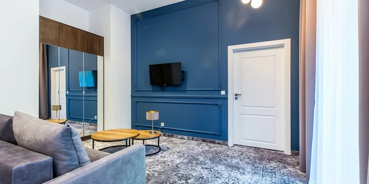 Bydlet budete v nově otevřeném Aparthotelu Cracovia Residence. (na fotce Suite)