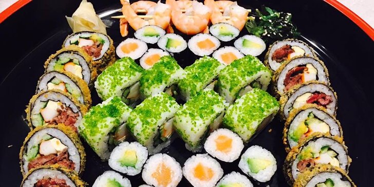 Lahodný pozdrav z Asie až pro 4 gurmány: Sushi set se 46 čerstvými kousky