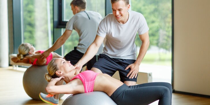 Cvičení postavené na míru s profesionálním fitness trenérem: 1, 5 nebo 10 lekcí