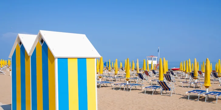Den na překrásné pláži Lido di Jesolo s večerní návštěvou Benátek