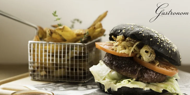 Menu od šéfkuchaře, který vařil v USA - burger, domácí hranolky, salát a limonáda