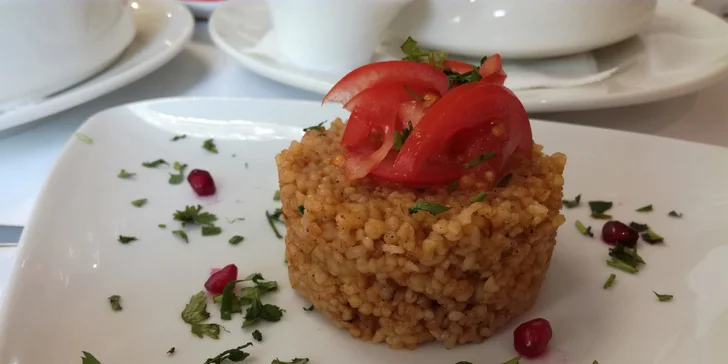 Libanonské degustační menu pro dva: hlavní chod s masem nebo vegetariánský