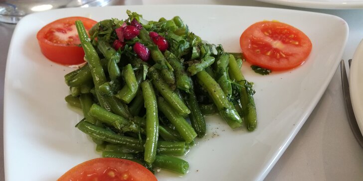Libanonské degustační menu pro dva: hlavní chod s masem nebo vegetariánský