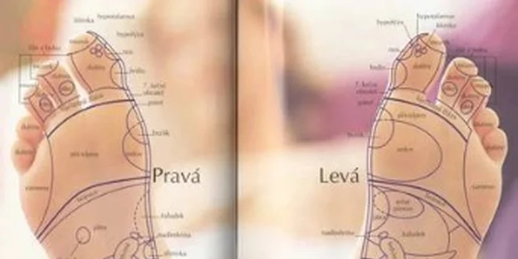 45minutová masáž pro unavené nohy