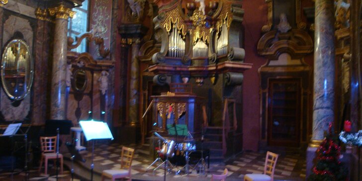 Vstupenka do Zrcadlové kaple Klementina na světové populární melodie