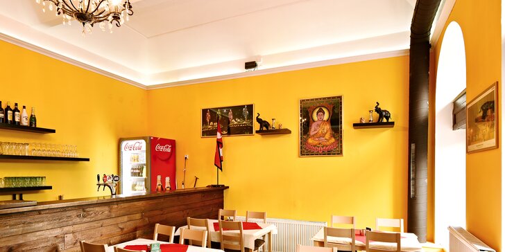 Poznejte spolu indickou kuchyni: tradiční 3chodové menu v restauraci u Vltavy
