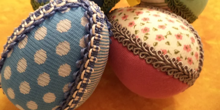 Kreativní dílna: Velikonoční vajíčko formou nešitého patchworku