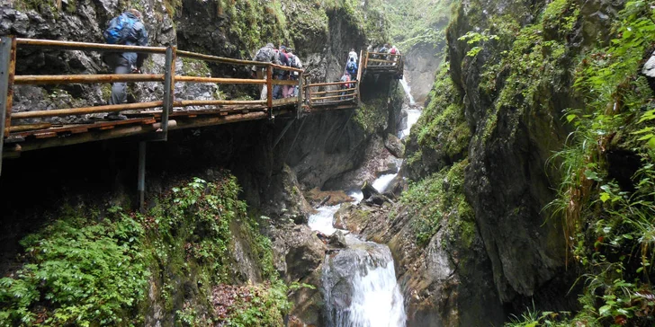 Turistika divokou Ptačí soutěskou v Rakousku pro náročné i méně zdatné turisty