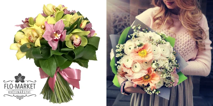 Kytice pro femme fatale: 11, 17 nebo 24 svěžích orchidejí ve 3 různých barvách